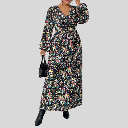 Floral Plus Size Maxi Dress