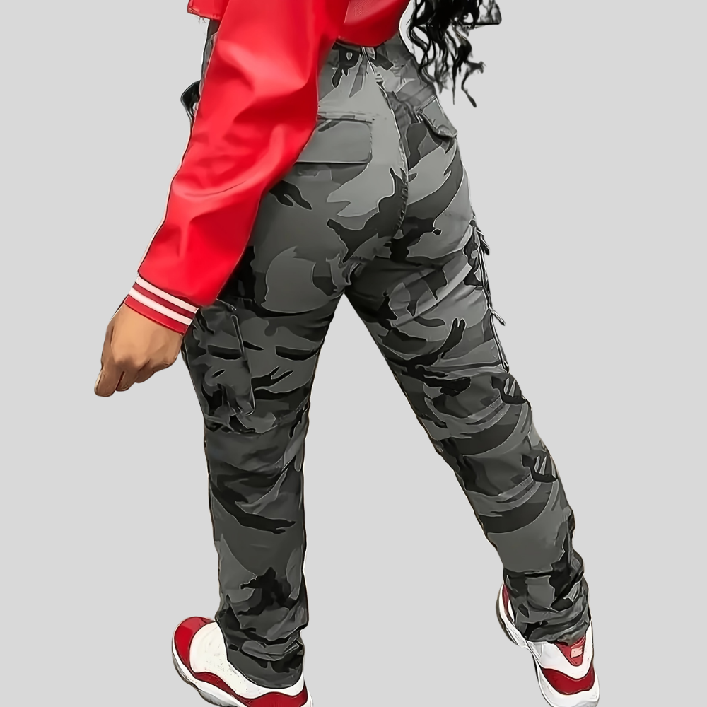 Cargo Pocket Plus Size Pants