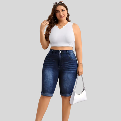 Stretch Fit Plus Size Shorts
