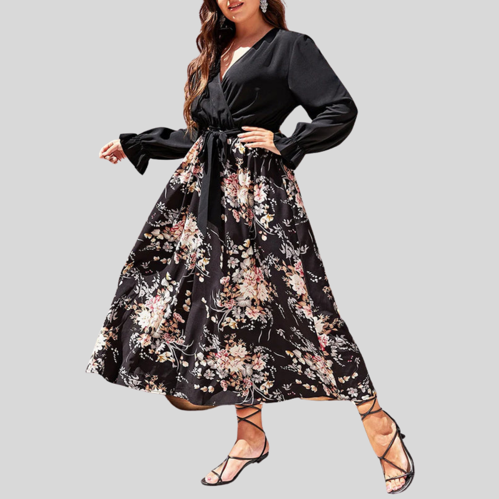 Plus Size Blossom Midi Dress