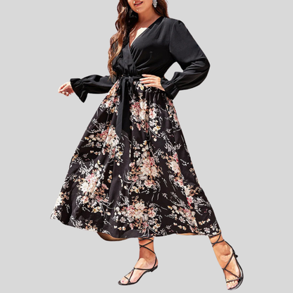 Plus Size Blossom Midi Dress