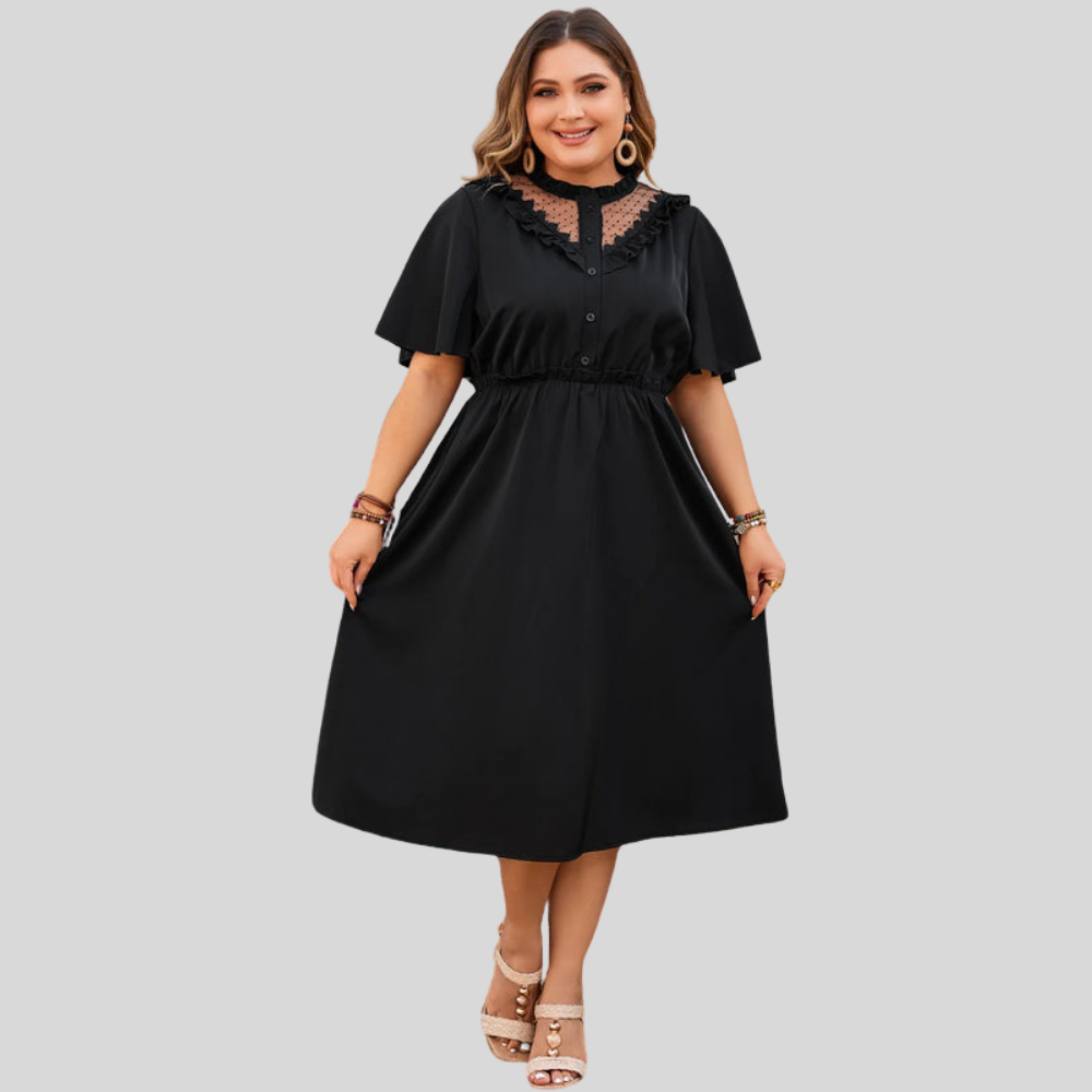Frill Plus Size Summer Dress