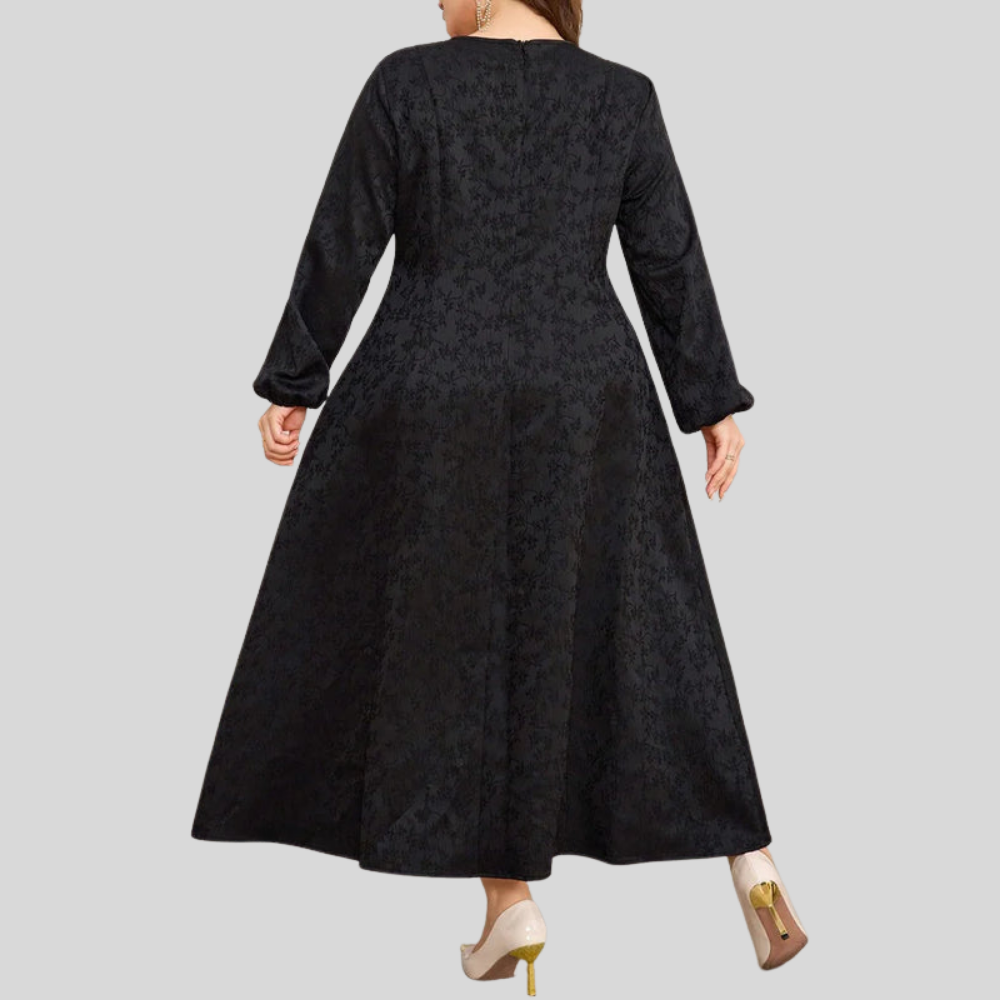 Classic Plus Size Long Dress