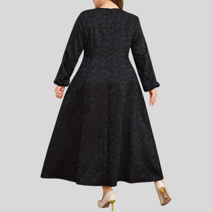 Classic Plus Size Long Dress