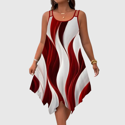 Geometric Plus Size Dress