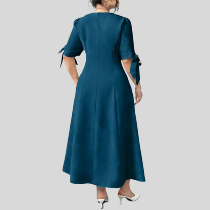 Tie Detail Plus Size Summer Dress