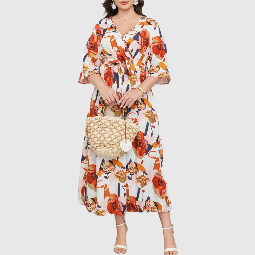 Bloom Waist Plus Size Dress