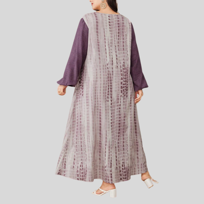 Tie Dye Plus Size Maxi Dress