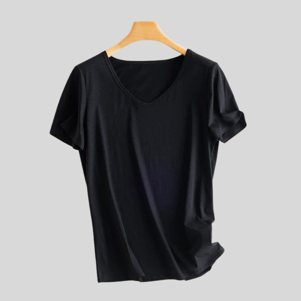 Casual V Neck T Shirt Top