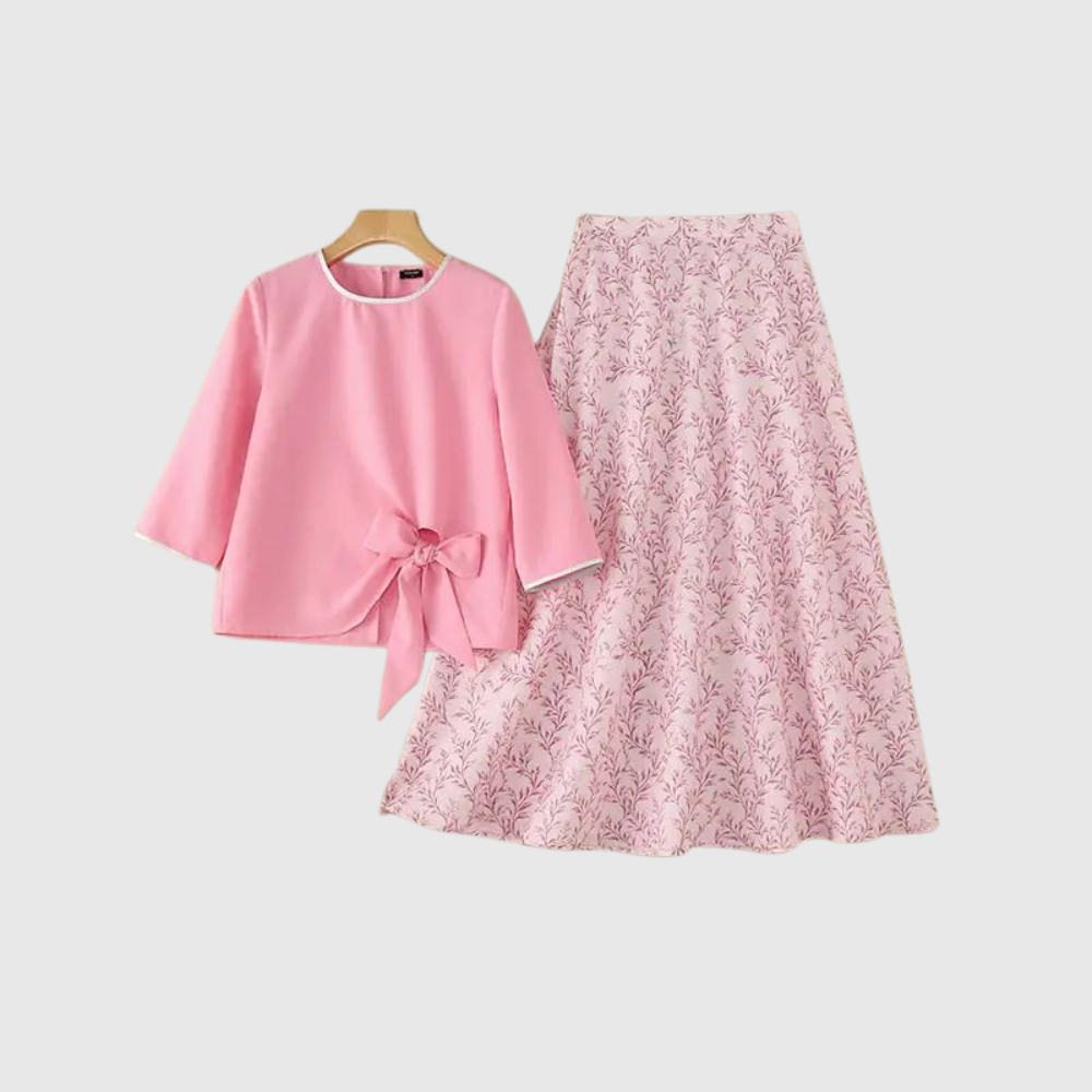Floral Plus Size Dress Set