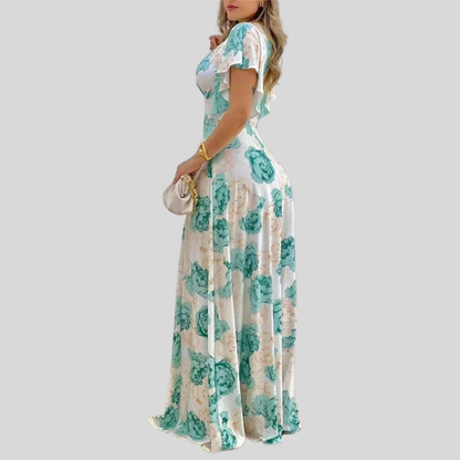 Plus Size Butterfly Maxi Dress
