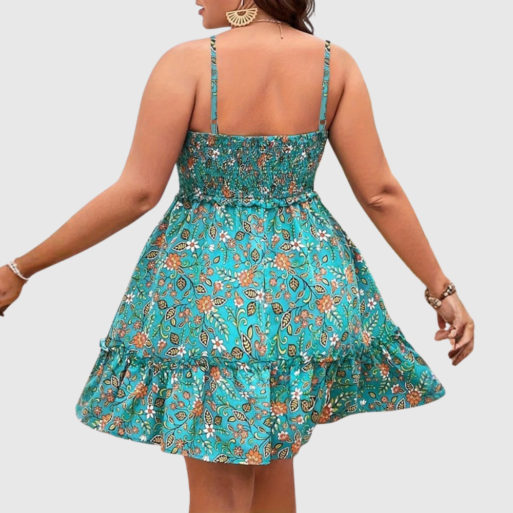 Garden Plus Size Vacation Dress