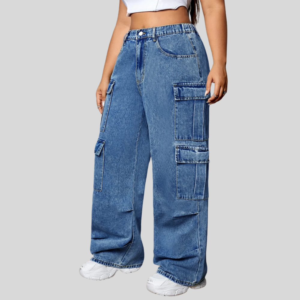 Cargo Wide Plus Size Pants