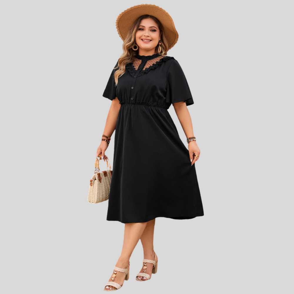 Frill Plus Size Summer Dress