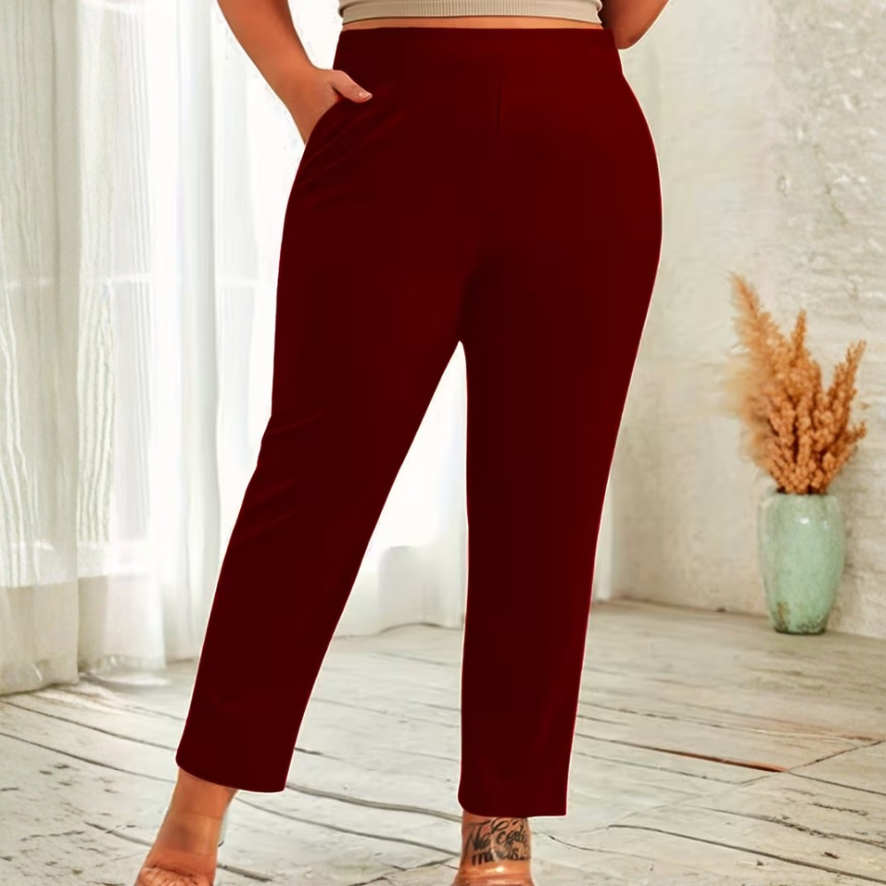Plus Size Straight Leg Pants