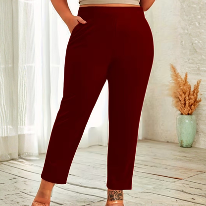 Plus Size Straight Leg Pants