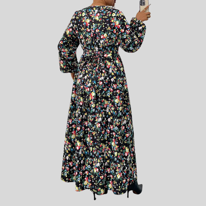 Floral Plus Size Maxi Dress