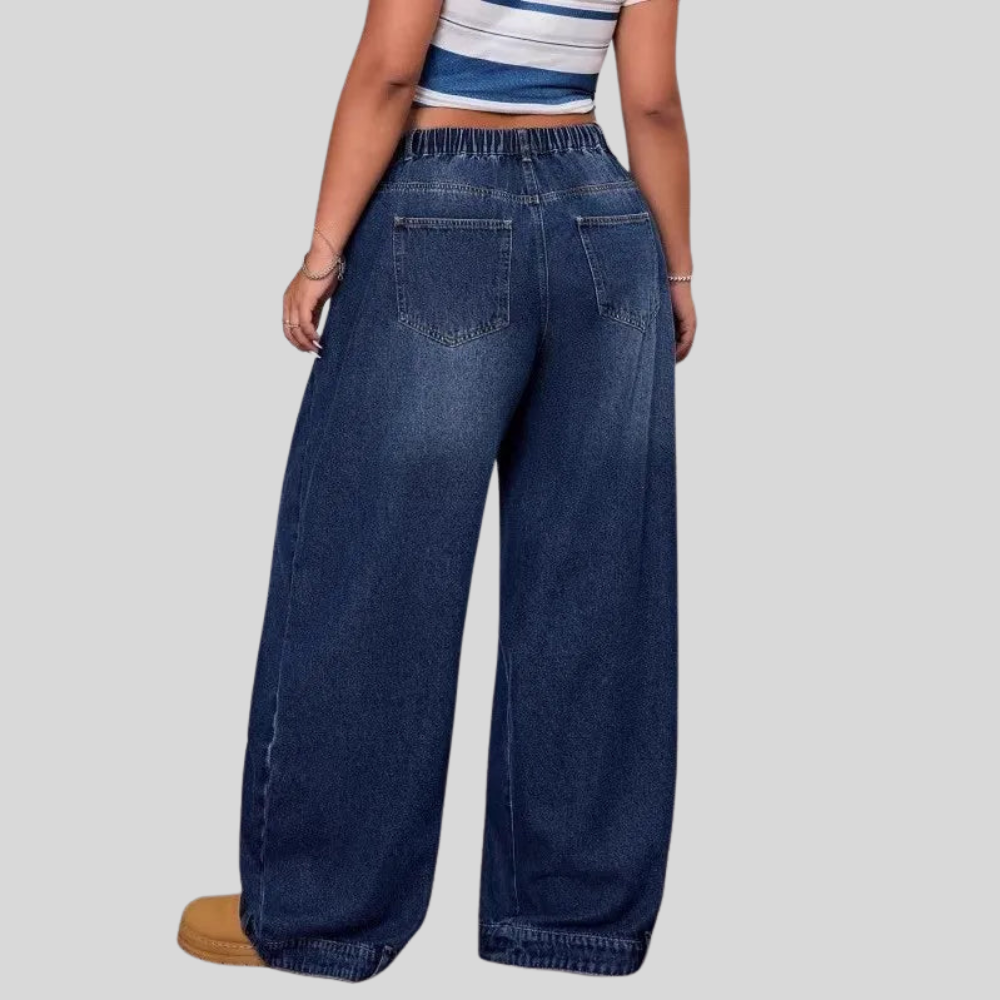 High Waist Straight Leg Jeans
