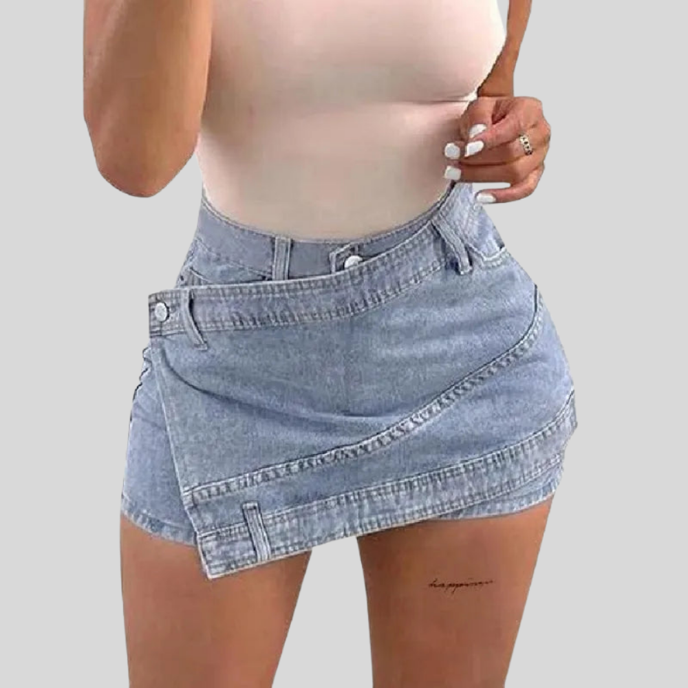 Asymmetrical Plus Size Skirt