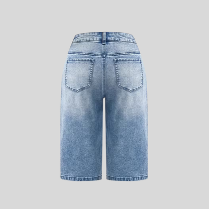 Loose Fit Stretch Capri Pants