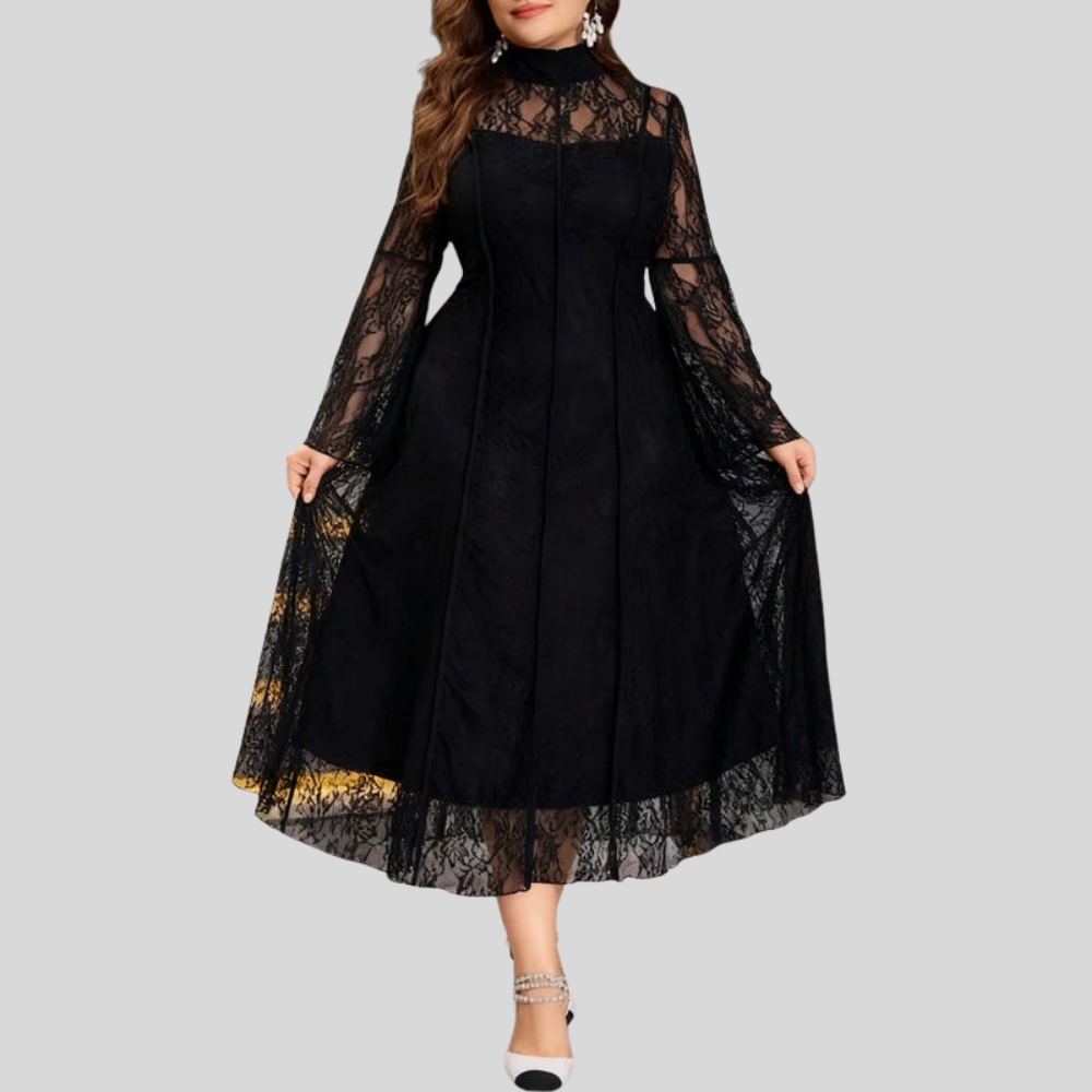 Vintage Plus Size Party Dress