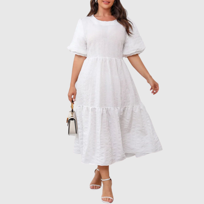Breeze Puff Plus Size Dress