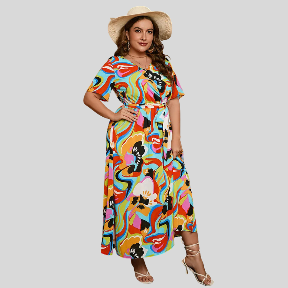 Boho Plus Size Maxi Dress