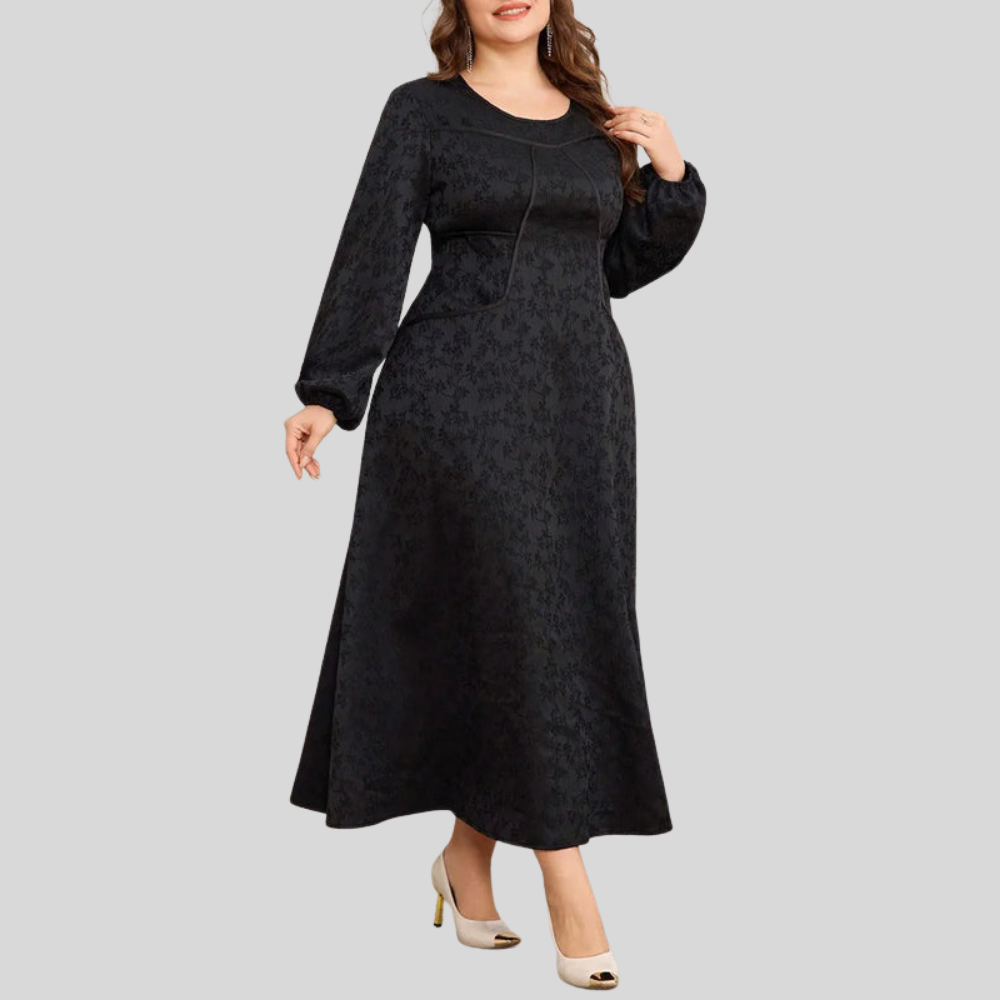 Classic Plus Size Long Dress