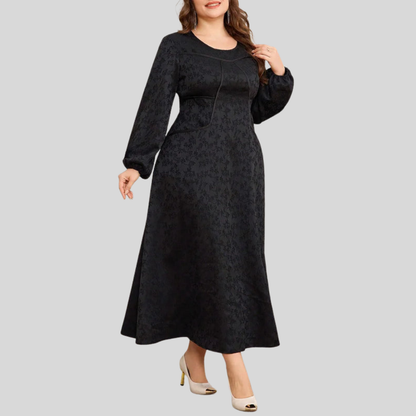 Classic Plus Size Long Dress