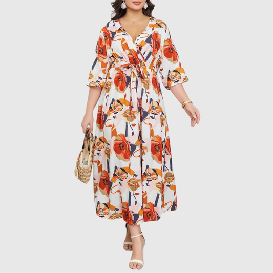Bloom Waist Plus Size Dress