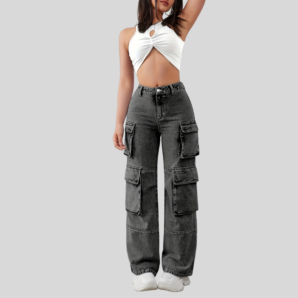 Workwear Pocket Plus Size Pants