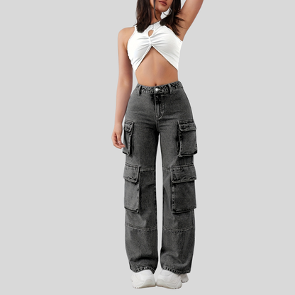 Workwear Pocket Plus Size Pants