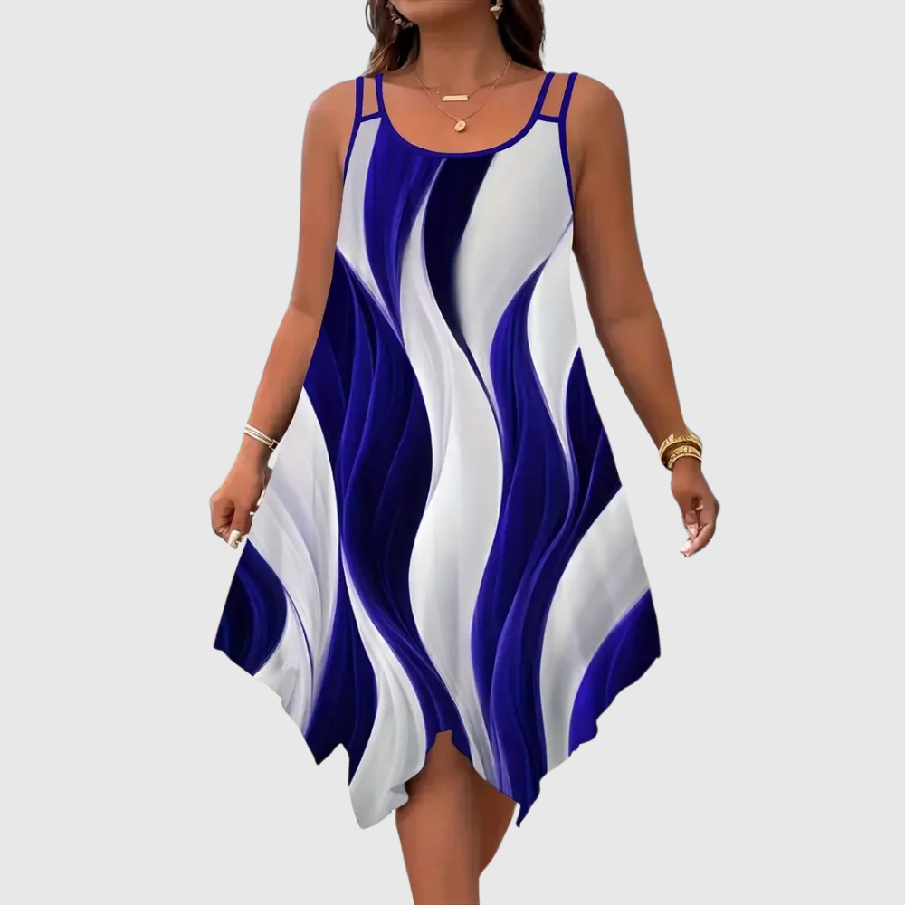 Geometric Plus Size Dress