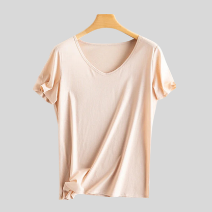 Casual V Neck T Shirt Top