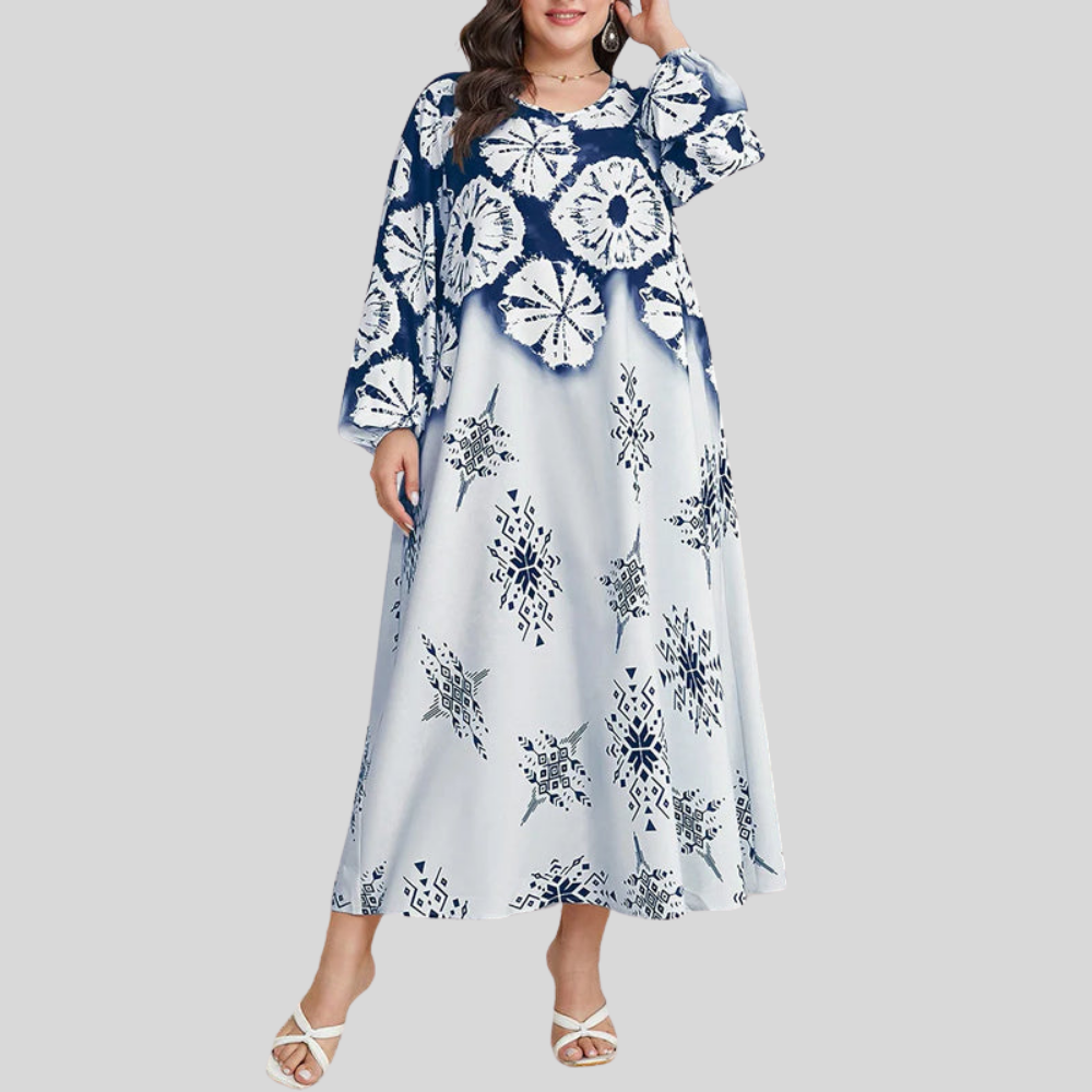 Plus Size Vintage Abaya Dress