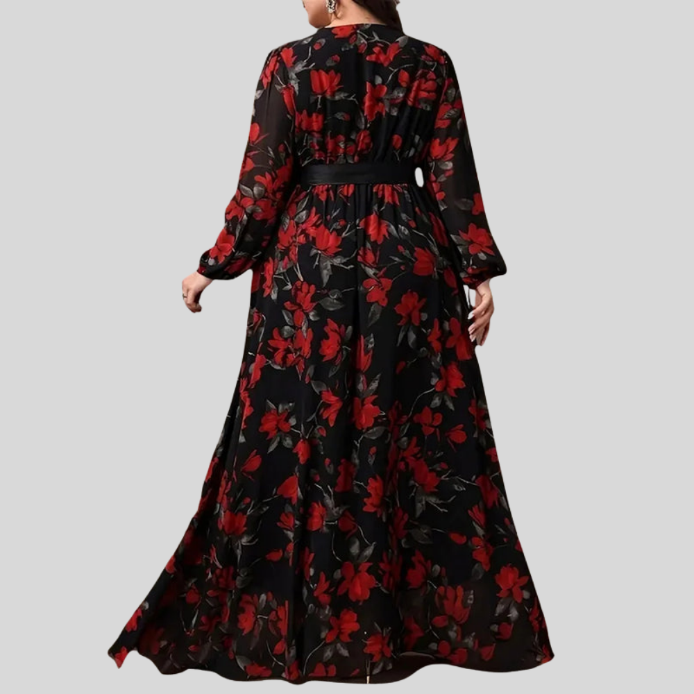 Floral Plus Size Maxi Dress