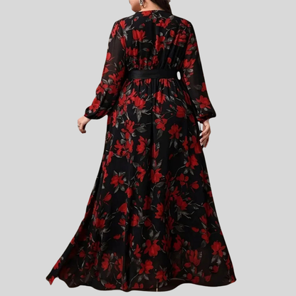 Floral Plus Size Maxi Dress