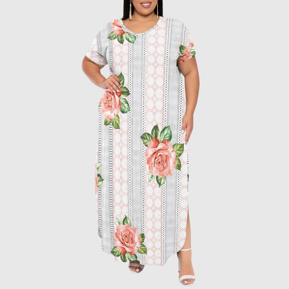 Vibrant Plus Size Maxi Dress