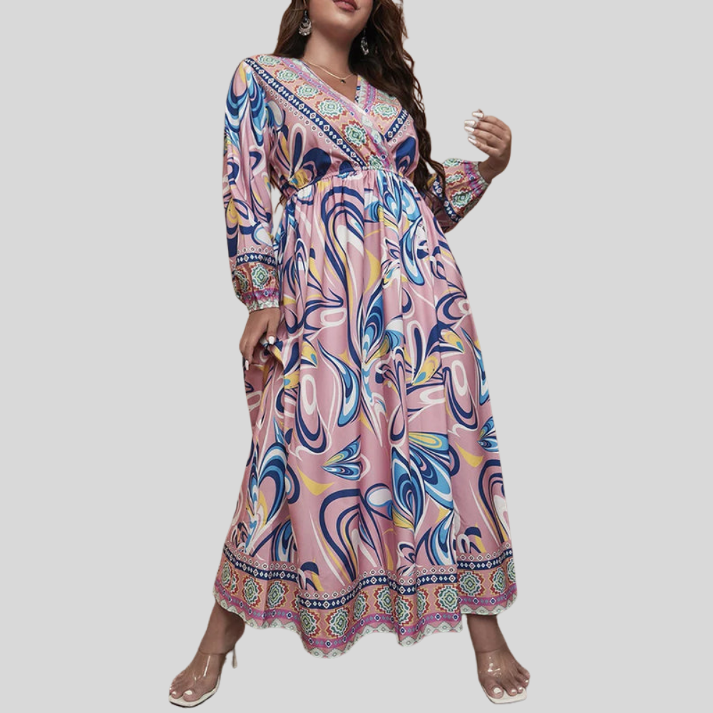 Plus Size Boho Maxi Dress