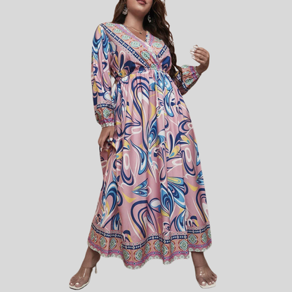 Plus Size Boho Maxi Dress
