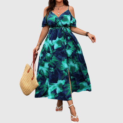Plus Size Floral Summer Dress