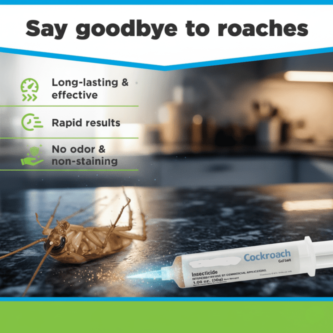 ROACHGUARD – Cockroach Gel Bait for Indoor & Outdoor Use