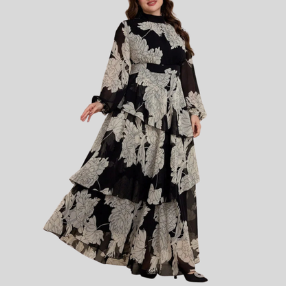 Layered Plus Size Maxi Dress
