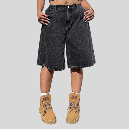 Plus Size Distressed Baggy Jeans