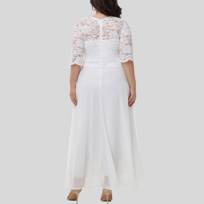Graceful Plus Size Lace Dress