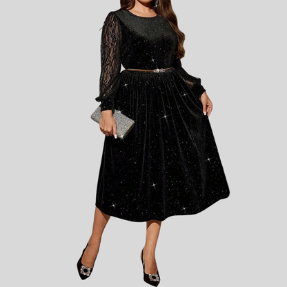 Plus Size Dazzling Maxi Dress