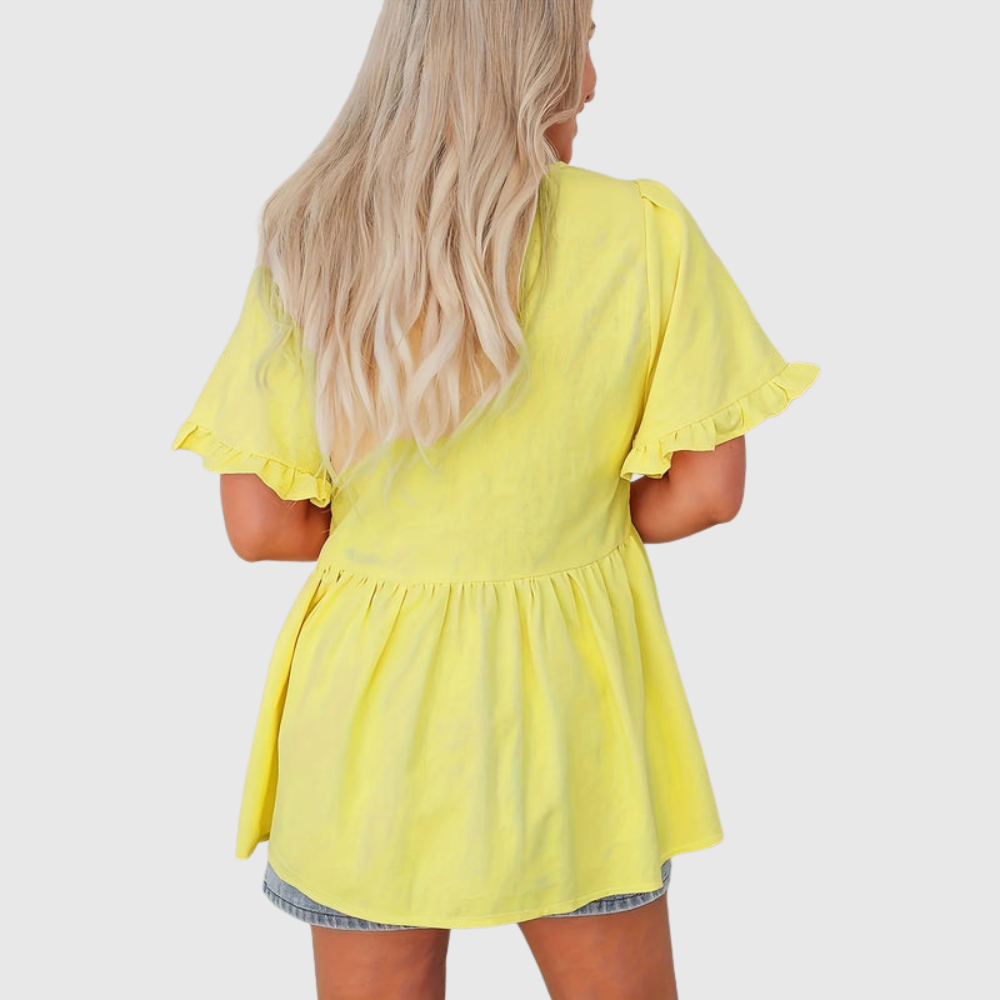 Button Up Plus Size Summer Shirt