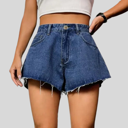 High Waist Plus Size Shorts
