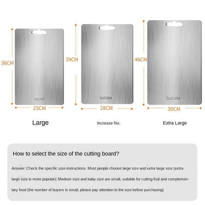 TITANCLEAN – Stainless Steel Cutting Board for Hygienic and Precise Work