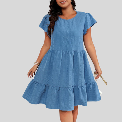 Plus Size Ruffle Summer Dress